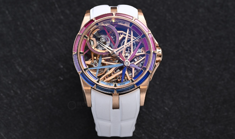  品鑒羅傑杜彼全新王者繫列霓虹Spin-Stone?腕錶的裝飾藝術